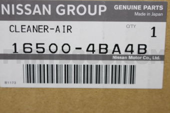Nissan 165004BA4B CLEANER AIR