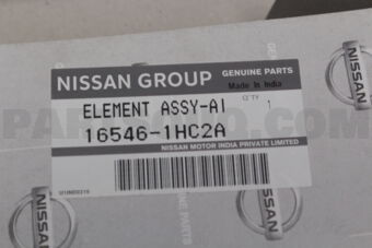 Nissan 165461HC2A ELEMENT ASSY-AIR