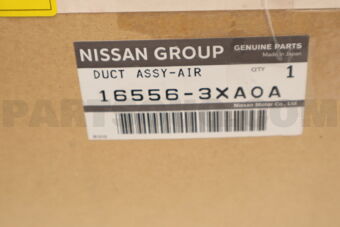 Nissan 165563XA0A DUCT ASSY-AIR