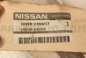 Nissan 16590EA200 COVER-EXHAUST MANIFOLD