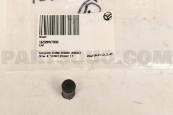 Nissan 16599W7000 CAP