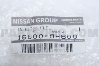 Nissan 166008H600 INJECTOR ASSY-FUEL