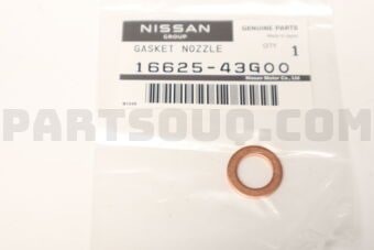 Nissan 1662543G00 GASKET-NOZZLE