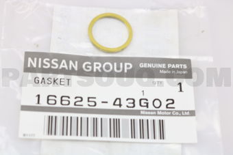 Nissan 1662543G02 GASKET