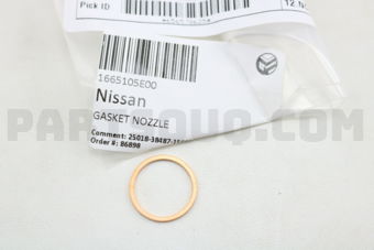 Nissan 1665105E00 GASKET-HEAT SHIELD