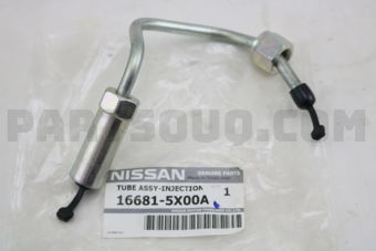 Nissan 166815X00A TUBE ASSY-INJECTION,NO 2