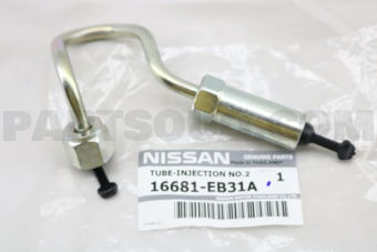 Nissan 16681EB31A TUBE ASSY-INJECTION,NO 2