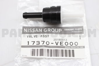 Nissan 17370VE000 VALVE ASSY-CHECK