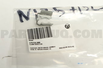 Nissan 175715L30B CLAMP-INJECTOR