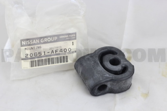 Nissan 20651AF400 MOUNTING-EXHAUST,RUBBER
