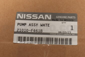 Nissan 21010F461B PUMP ASSY WATER