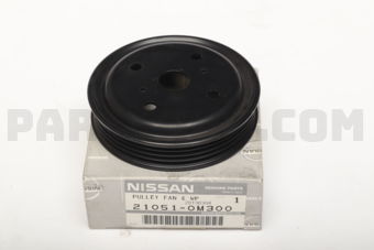 Nissan 210510M300 PULLEY-FAN & WATER PUMP