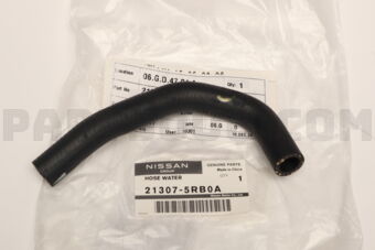 Nissan 213075RB0A HOSE WATER