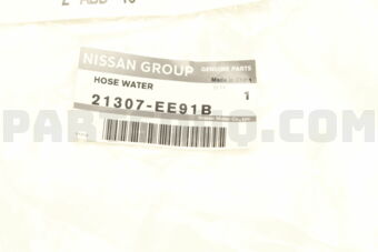 Nissan 21307EE91B HOSE WATER