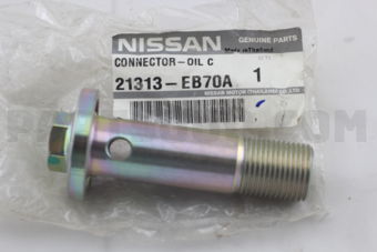 Nissan 21313EB70A CONNECTOR-OIL COOLER