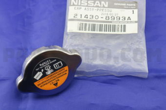 Nissan 214308993B CAP ASSY-RADIATOR