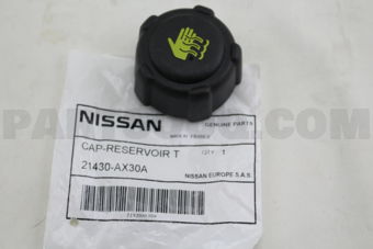 Nissan 21430AX30A CAP ASSY-RADIATOR