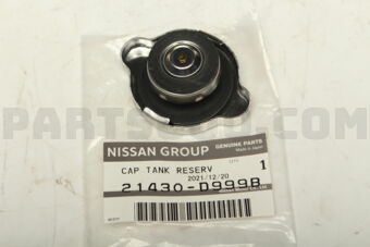 Nissan 21430D999B CAP TANK RESERV