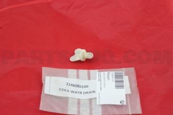 Nissan 21480R0100 COCK-WATER DRAIN