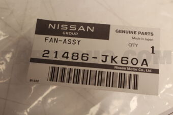 Nissan 21486JK60A FAN-MOTOR