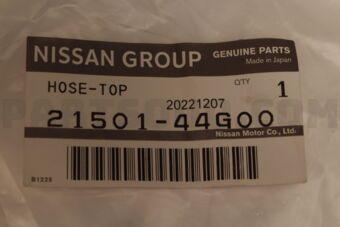Nissan 2150144G00 HOSE-RADIATOR,UPPER