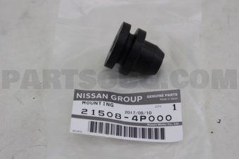 Nissan 215084P000 RUBBER-MOUNTING,RADIATOR
