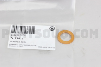 Nissan 2162632U00 WASHER-SEAL
