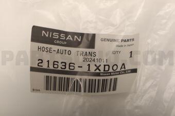 Nissan 216361XD0A HOSE-AUTO TRANS