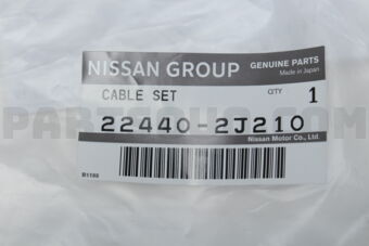 Nissan 224402J210 CABLE SET-HIGH TENSION