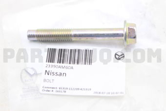 Nissan 23390AM60A BOLT