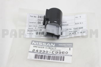 Nissan 24330C9960 BREAKER ASSY-CIRCUIT MOTOR