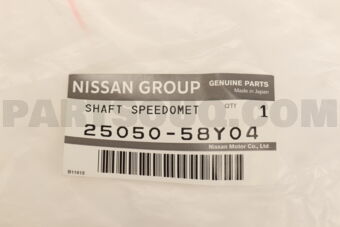 Nissan 2505058Y04 SHAFT SPEEDOMET