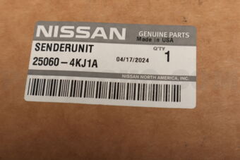 Nissan 250604KJ1A FUEL LEVEL SENS