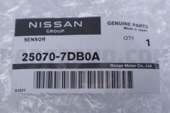 Nissan 250707DB0A ENGINE OIL PRESSURE SENSOR
