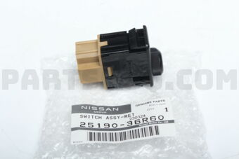 Nissan 2519036R60 SWITCH ASSY-HEAD LAMP