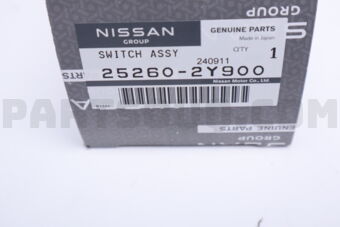 Nissan 252602Y900 SWITCH ASSY-WIPER