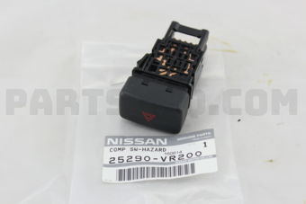 Nissan 25290VR200 SWITCH ASSY-HAZARD