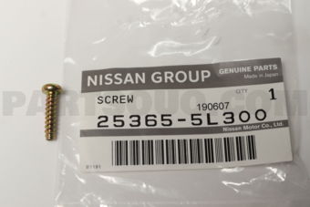 Nissan 253655L300 SCREW