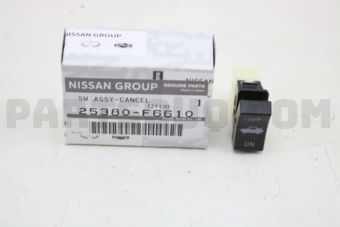 Nissan 25380F6610 SWITCH ASSY-TRUNK OPENER