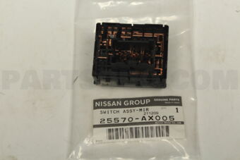 Nissan 25570AX005 SWITCH ASSY-MIRROR CONTROL