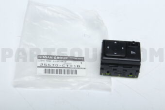 Nissan 25570CT01B SWITCH ASSY-MIRROR CONTROL