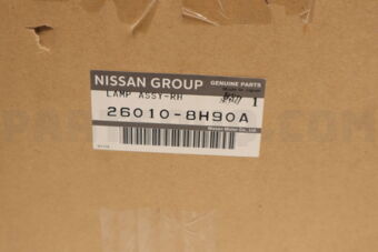 Nissan 260108H90A LAMP ASSY-RH