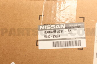 Nissan 26010ZS00A LAMP ASSY-RH