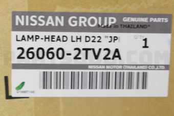 Nissan 260602TV2A LAMP ASSY-LH