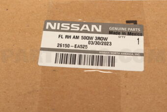 Nissan 26150EA525 LAMP ASSY-FOG,RH