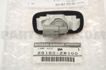 Nissan 261602W100 LAMP ASSY