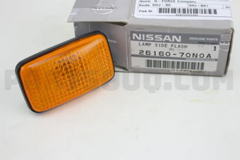 Nissan 2616070N0A LAMP ASSY-SIDE FLASHER