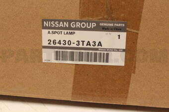 Nissan 264303TA3A MAP LAMP ASSY