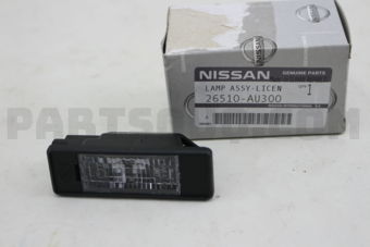 Nissan 26510AU300 LAMP ASSY-LICENCE PLATE