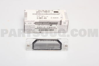Nissan 26510CM80A LAMP ASSY-LICENCE PLATE